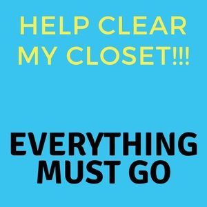 CLOSET NEEDS CLEARING!!!! EVERYTHING REDUCED.
